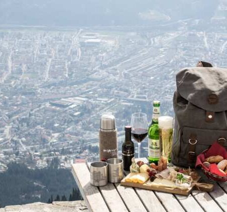Picknickrucksack mit Inhalt